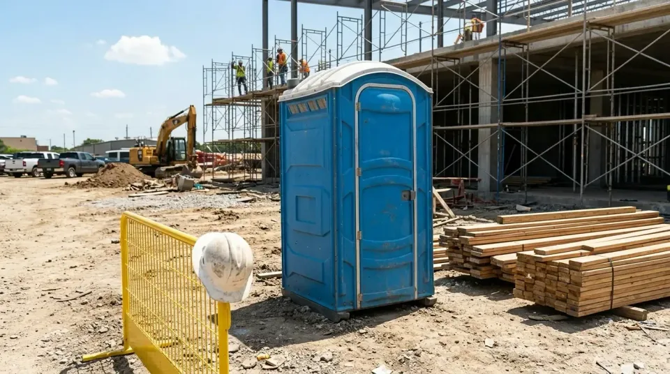 Porta Potty — Construction Site